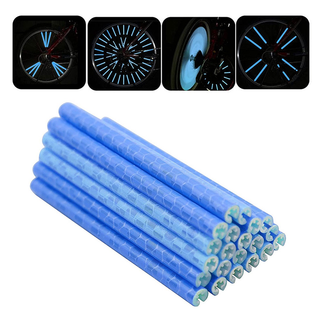 Spoke Reflector Set - Réflecteurs à rayons A89E, 72 pièces,