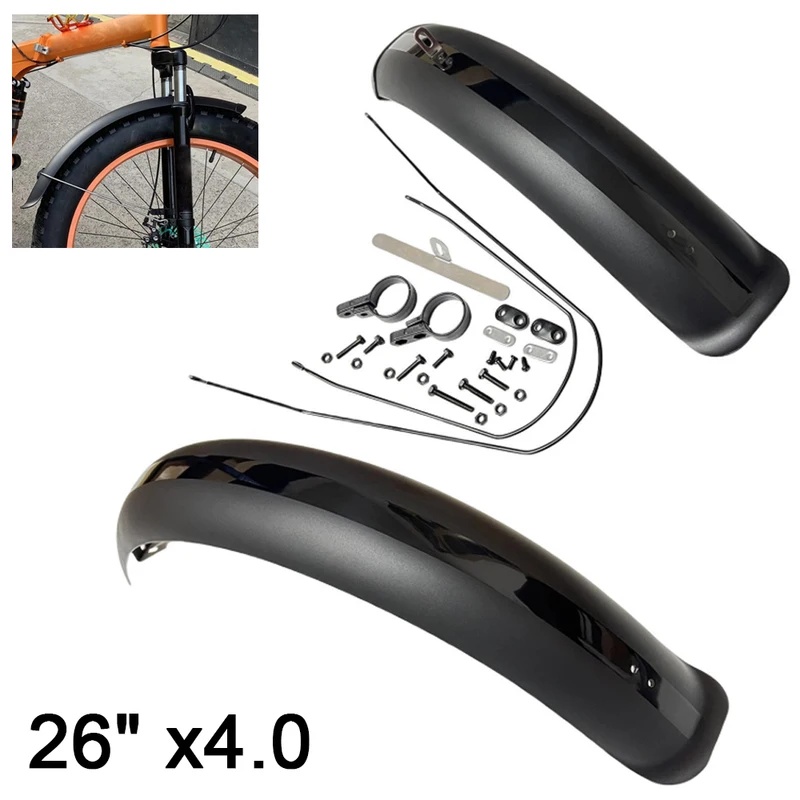 Fender Mudguard Set - Garde-boue noirs pour vélos à pneus