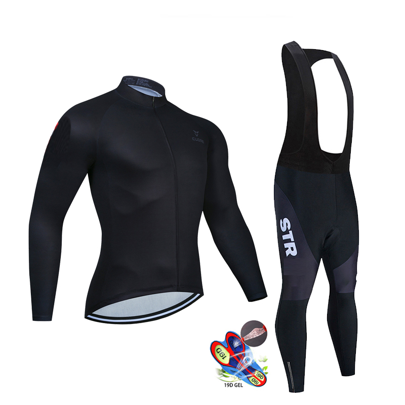 Cycling Commuter Clothing - Maillot de cyclisme noir pour hommes,