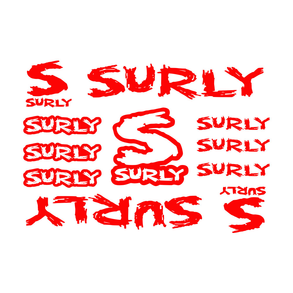 Cycling Quote - Autocollants pour cadre de vélo Surly,