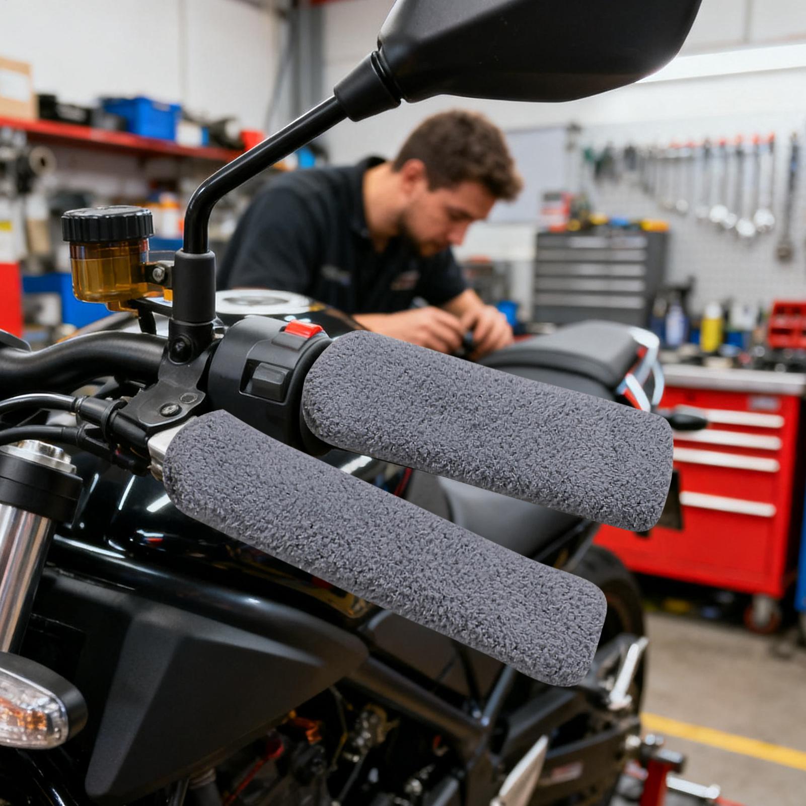 Commuter Cycling - Couvre-guidon de moto extensible, ensemble de