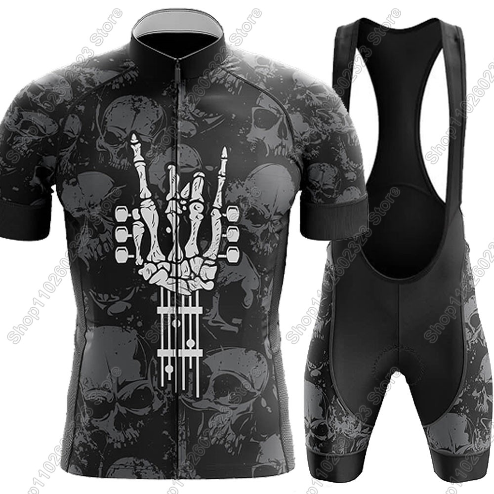 Cycling Commuter Clothing - Rock-and-roll Maillot de cyclisme 2025 ensemble