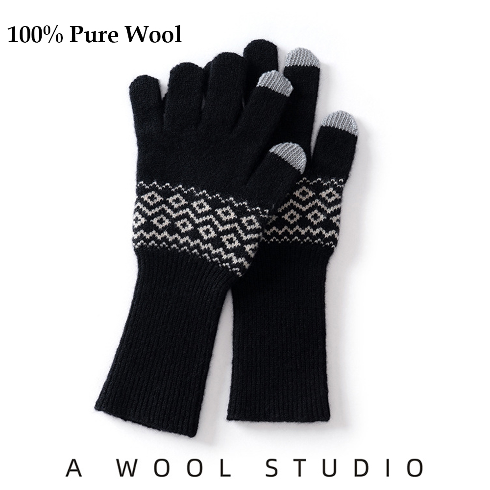 Gants tactiles 100 % laine, mo - Winter Cycling Commute avis et prix