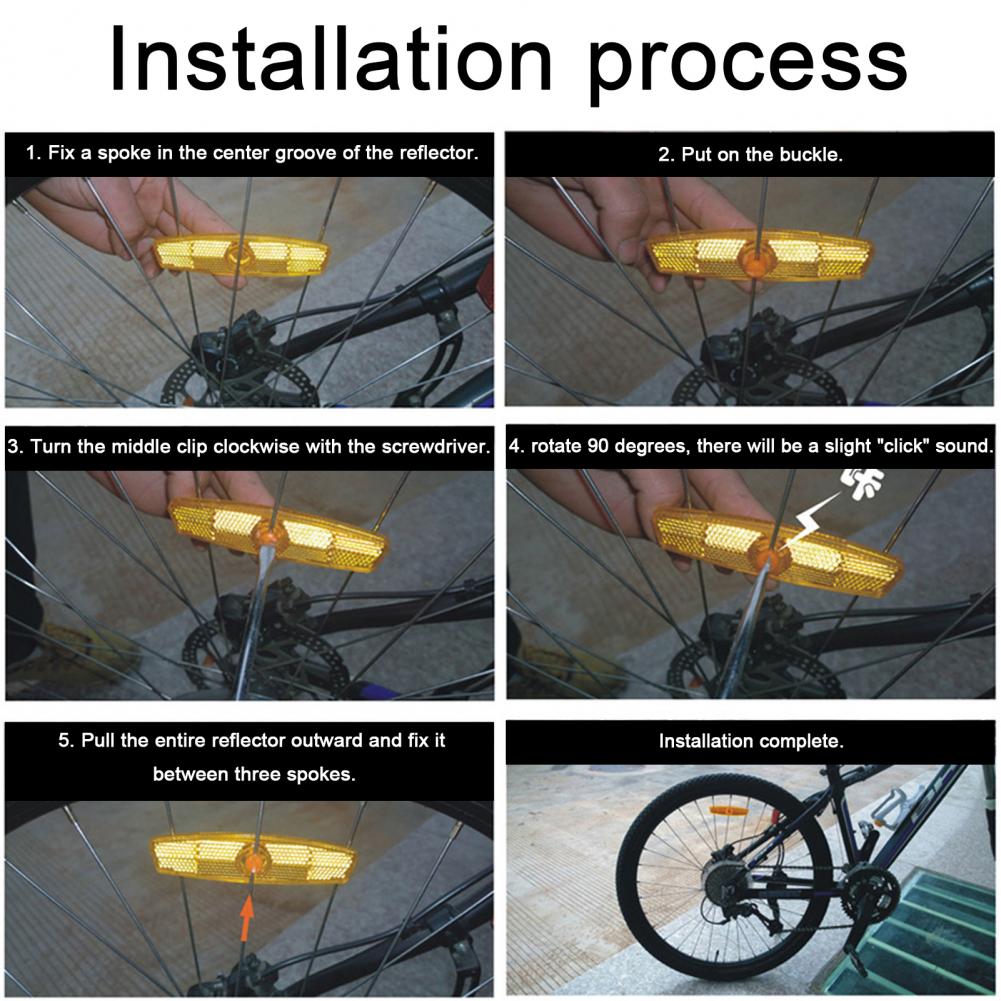 Réflecteurs d'avertissement po - Spoke Reflector Set avis et prix