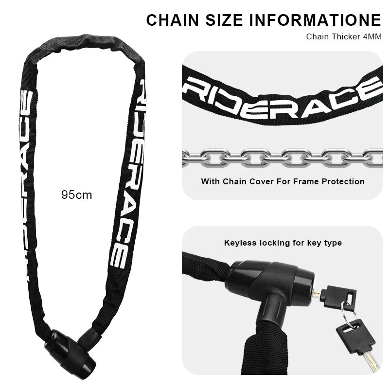 RIDERACE Verrou de Chaîne De V - U Lock Heavy Duty avis et prix