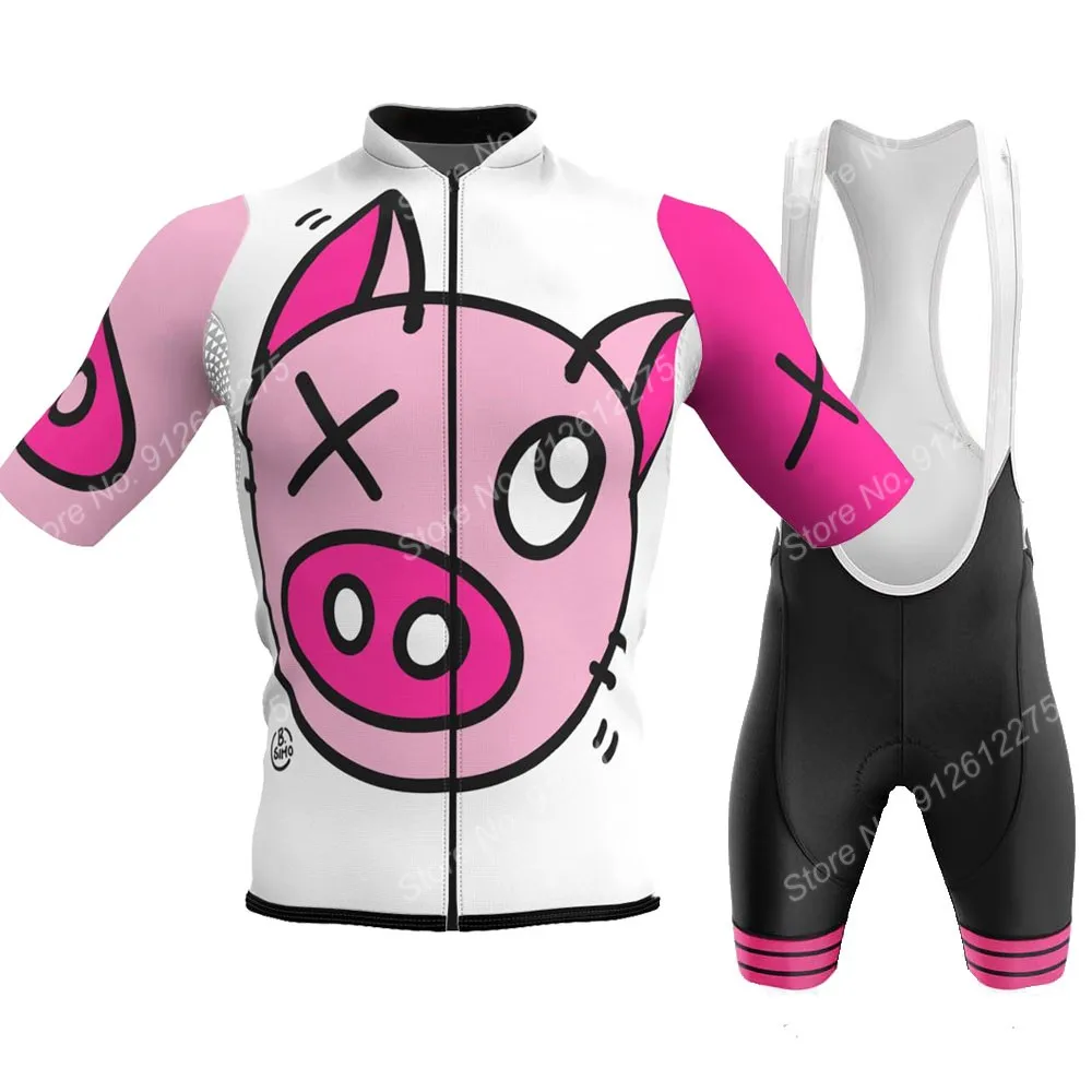 Ensemble dessin animé cochon b - Cycling Commuter Clothing avis et prix