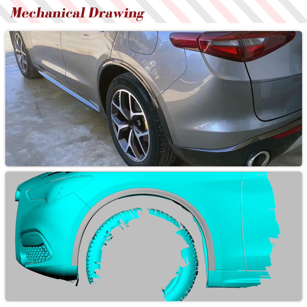 Élargies de garde-boue de voit - Fender Mudguard Set avis et prix