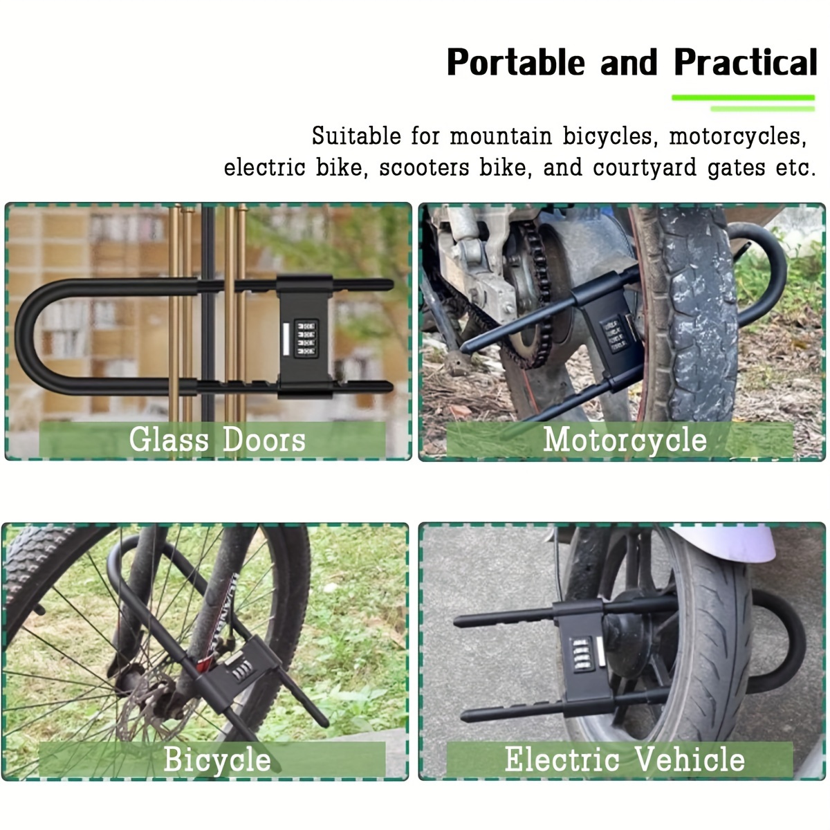 Serrure de sécurité en forme d - U Lock Heavy Duty avis et prix